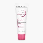 Tube blanc bouchon rose Bioderma Sensibio Defensive rich crème apaisante 40 ml