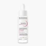 Flacon transparent Bioderma Sensibio Defensive sérum hydratant apaisant 30 ml pipette