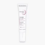 Tube blanc et rose Bioderma Sensibio Eye+ soin regard anti-fatigue 15 ml