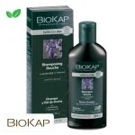 Flacon et étui verts Biokap bellezza bio shampooing douche lavande thym