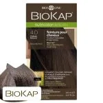 Étui Biokap Nutricolor Delicato 4.0 Châtain Naturel 140 ml avec mèche de cheveux colorée