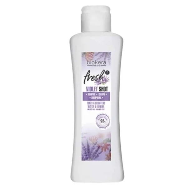 Biokera Fresh Violet Shot Shampoing Tons Et Brillance 300ml