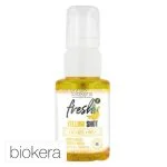 Flacon pompe jaune Biokera Natura Fresh Yellow Shot huile capillaire