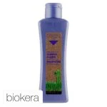 Flacon violet Biokera Natura shampooing Grapeology 300 ml, étiquette kraft