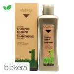 Flacon doré et étui kraft Biokera Natura shampooing argan 300 ml, chiffre 1