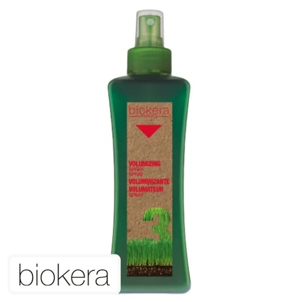Flacon vert vaporisateur Biokera Natura spray volumateur 300 ml, chiffre 3 rouge