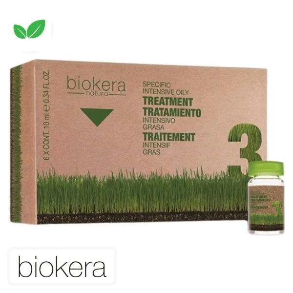 Biokera Traitement Intensif Cheveux Gras 6x 10ml