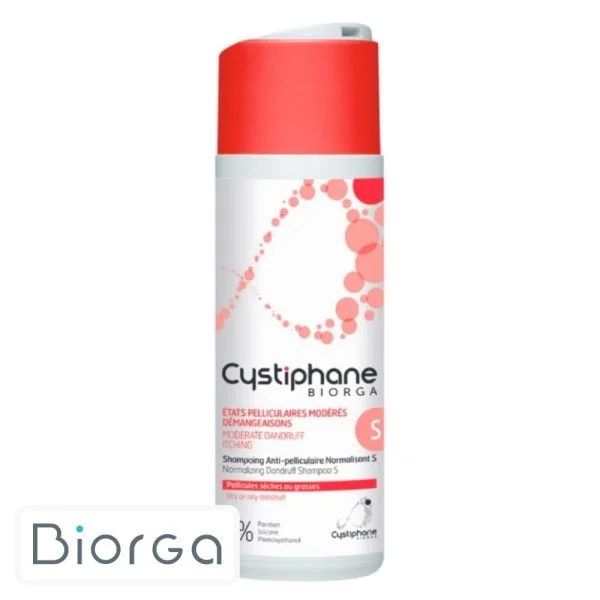 Biorga Cystiphane Shampoing Anti-pelliculaire Normalisant S 200ml