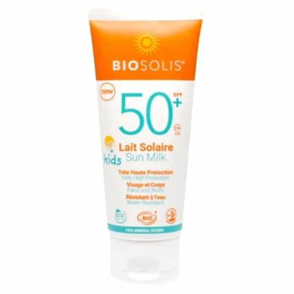 Biosolis Kids Lait Solaire SPF50+ Bio 100ml
