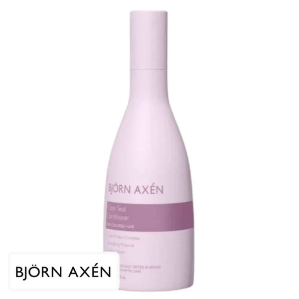 Flacon rose Björn Axén Color Seal Conditioner pour cheveux colorés, 250 ml
