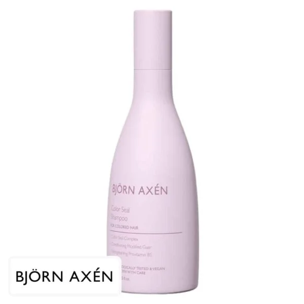 Flacon rose pâle Björn Axén Color Seal Shampoo cheveux colorés 250 ml