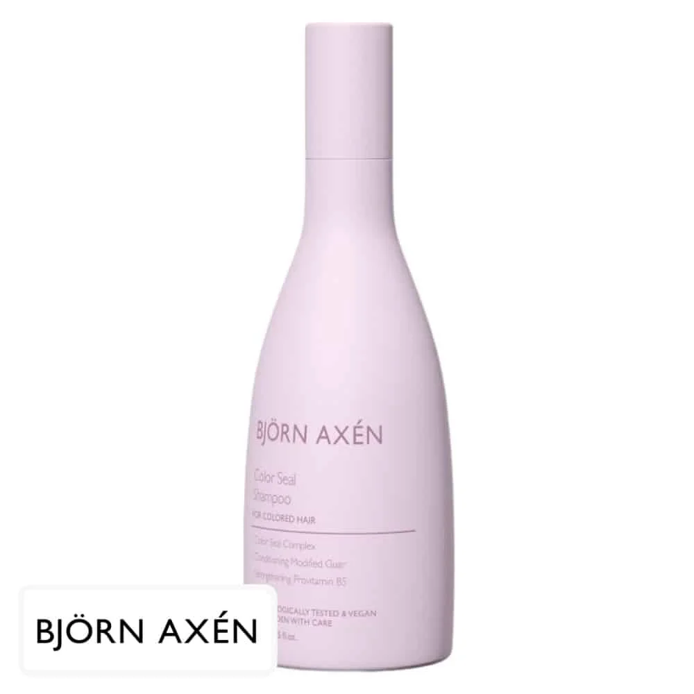 bjorn-axen-shampoing-fixation-couleur-250ml.jpg Flacon rose pâle Björn Axén Color Seal Shampoo cheveux colorés 250 ml