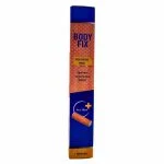 Étui cartonné orange et bleu du sparadrap tissé perforé Body Fix rouge