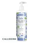 Flacon pompe Calliderm bébé gel lavant très doux à l'aloe vera 500 ml