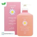 Flacon rose pâle et étui Camomilla Blu, nettoyant intime actif pH 3.5