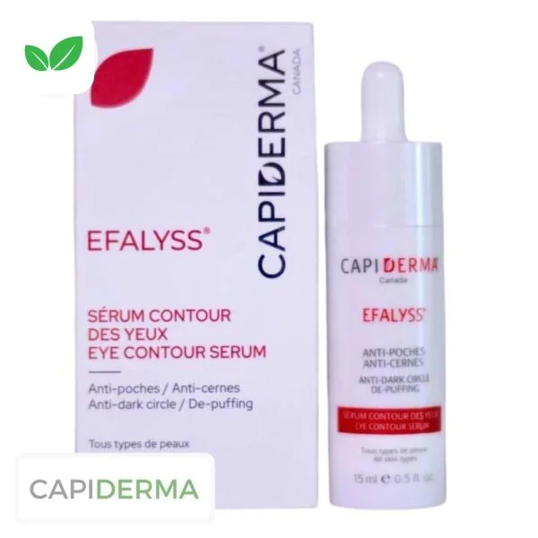 Flacon Capiderma Efalyss sérum contour des yeux 15 ml avec étui