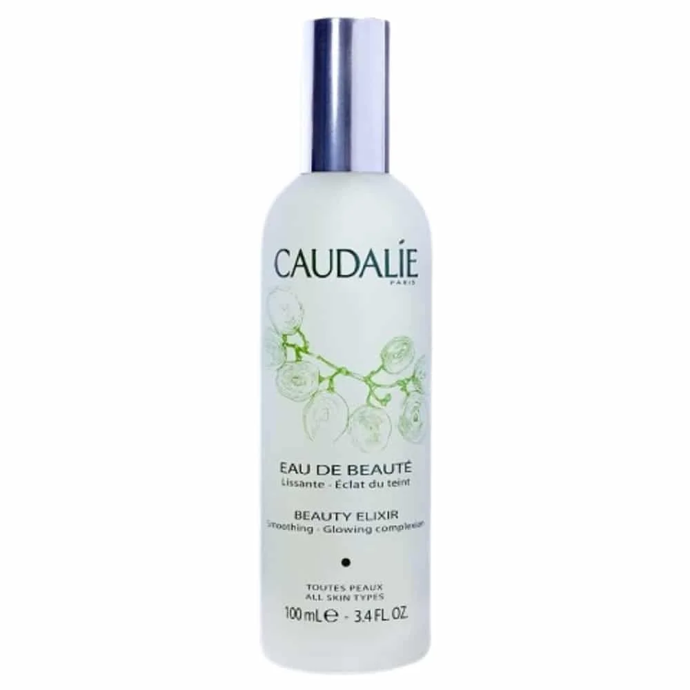 caudalie-eau-de-beaute-lissante-eclat-du-teint-100ml.jpg Flacon vaporisateur givré Caudalie Eau de Beauté lissante éclat du teint 100 ml