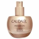 Flacon doré arrondi Caudalie Premier Cru Le Sérum 30 ml pompe