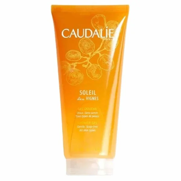 Tube orange Caudalie Soleil des Vignes Gel Douche 200 ml sans savon