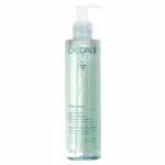Flacon pompe transparent vert Caudalie Vinoclean eau micellaire démaquillante 200 ml