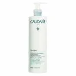 Grand flacon pompe blanc Caudalie Vinoclean lait d'amande démaquillant 400 ml
