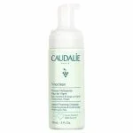 Flacon pompe moussante vert Caudalie Vinoclean mousse nettoyante fleur de vigne 150 ml