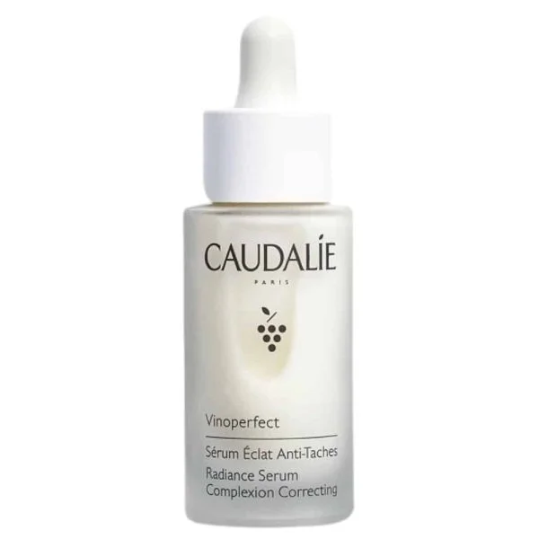 Flacon givré compte-gouttes Caudalie Vinoperfect sérum éclat anti-taches 30 ml