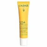 Tube jaune Caudalie Vinosun Ocean Protect Fluide SPF50+ 40 ml bouchon blanc