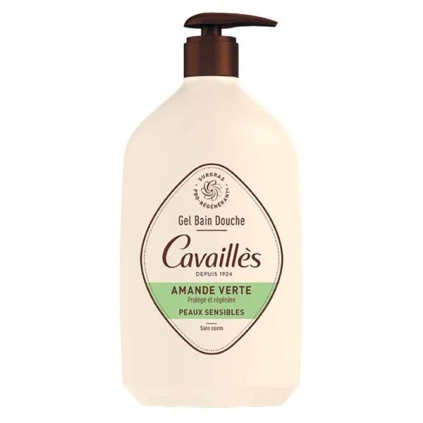 Cavaillès Gel Bain Douche Amande Verte sans Savon 1l