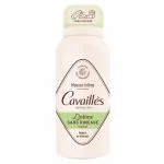 Flacon rose pâle Cavaillès Mousse Intime Hydratante sans rinçage capuchon vert
