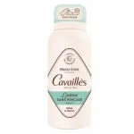 Flacon rose pâle Cavaillès Mousse Nettoyante Intime Fraîcheur sans rinçage 100 ml