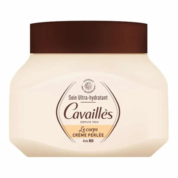 Pot Cavaillès Le Corps Crème Perlée soin ultra-hydratant aloe bio
