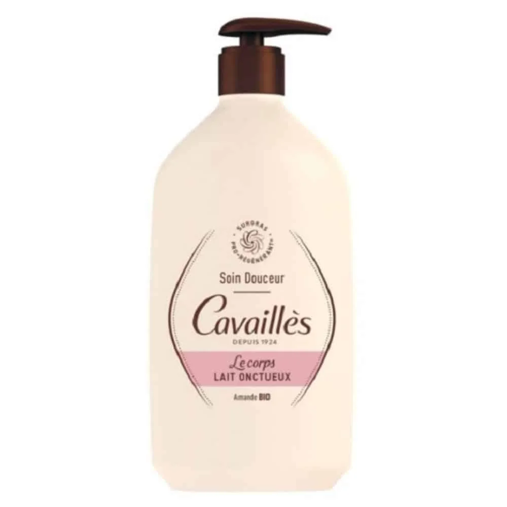 cavailles-le-corps-lait-onctueux-soin-douceur-500ml.jpg Flacon-pompe Cavaillès Le Corps Lait Onctueux soin douceur amande bio