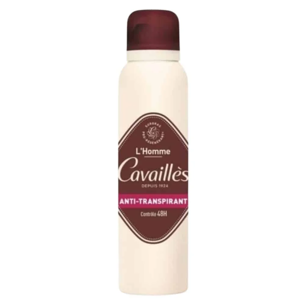 cavailles-lhomme-deodorant-anti-transpirant-spray-controle-48h-150ml.jpg Spray aérosol Cavaillès L'Homme anti-transpirant contrôle 48h, capuchon bordeaux