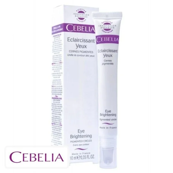 Étui et tube Cebelia Éclaircissant Yeux cernes pigmentés 10 ml