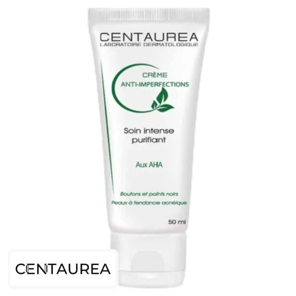 Tube blanc Centaurea Crème Anti-imperfections soin intense purifiant 50 ml