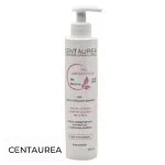 Flacon pompe blanc Centaurea Gel Antiseptique PH Neutre 200 ml, impressions roses