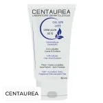 Tube blanc Centaurea Gel 50% Urée pure 50 ml, impressions bleues
