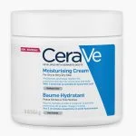 Grand pot blanc CeraVe Baume Hydratant peaux sèches à très sèches 454 g