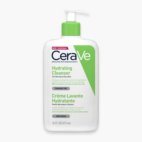 CeraVe Crème Lavante Hydratante Peau Normale à Sèche 473ml