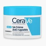 Pot blanc et bleu CeraVe SA Crème Anti-Rugosités 10% urée 340 grammes
