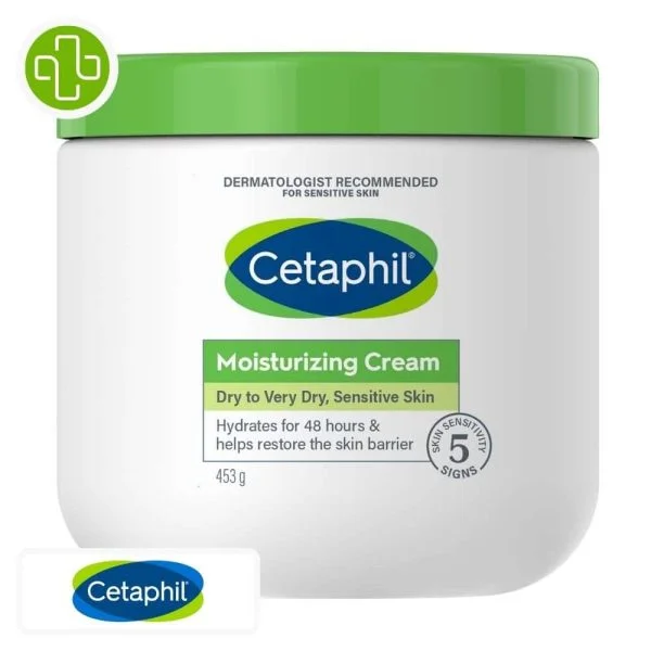 Cetaphil Crème Hydratante Peau Sèche Et Sensible 453g