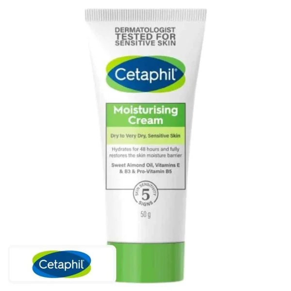 Cetaphil Crème Hydratante Peau Sèche Et Sensible 50g