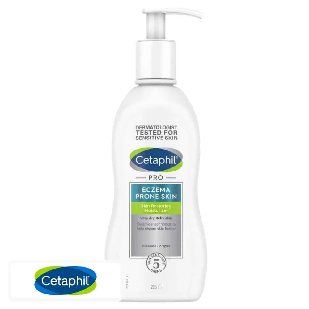cetaphil-pro-eczema-lotion-hydratante-peau-tres-seche-295ml.jpg Flacon-pompe blanc Cetaphil Pro Eczema lotion hydratante, 295 ml