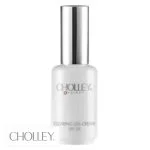 Flacon blanc Cholley Clearing Gel-Cream SPF 30 à bouchon chromé