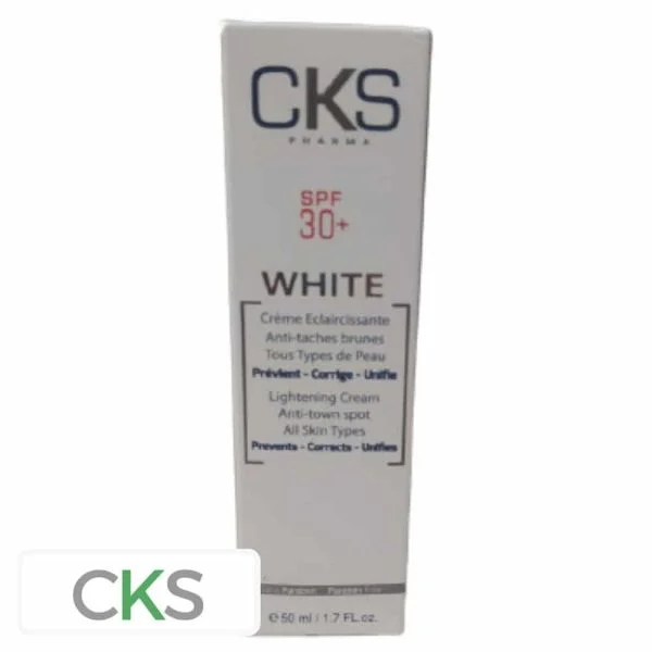 Cks White Crème Éclaircissante Anti-taches Brunes SPF30+ 50ml