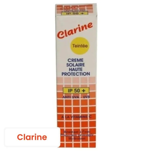 Clarine Crème Solaire Teintée À La Vitamine C SPF50 25g