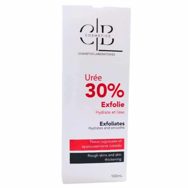 Clb Crème Exfoliante, Hydratante À Base D’urée 30% 100ml