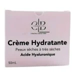 Pot rose pâle CLB crème hydratante acide hyaluronique peaux sèches 50 ml