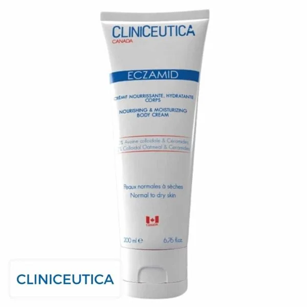 Cliniceutica Eczamid Crème Nourrissante Hydratante Corps 200ml